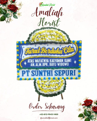 Papan Bunga Duka di Tambang Ayam